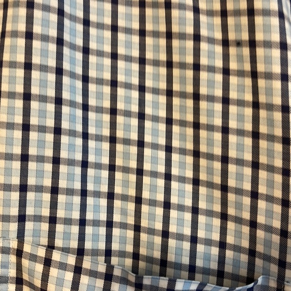 Peter Millar blue plaid button down Size M - Picture 3 of 4